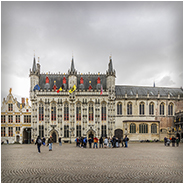 Het stadhuis van Brugge gelegen aan de Burg, © Arno Lucas