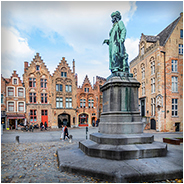 Jan van Eyckplein in Brugge, © Arno Lucas