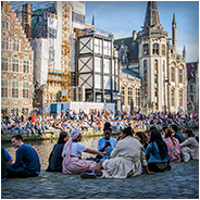 De Leie in Gent, © Arno Lucas