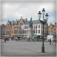 Grote Markt in Brugge, © Arno Lucas