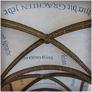 Een mooi stukje gewelf in het centrum van Brugge, © Arno Lucas