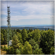 Uitzicht van de 25m hoge toren op de top van de Wintersberg, © Arno Lucas