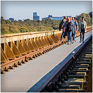 De Moer&shy;put&shy;tenbrug wordt veel bewandeld, © Arno Lucas