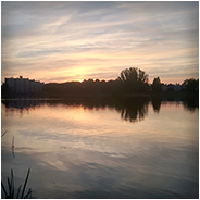 Mooie zonsondergang bij de Noorderplas, © Arno Lucas