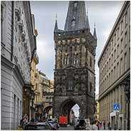 Middeleeuwse gotische stadspoort / Poedertoren, © Arno Lucas