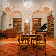 De rococo bibliotheek van Abdij Rolduc, © Arno Lucas