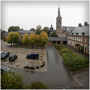 Uitzicht vanuit mijn slaapkamer bij Abdij Rolduc, © Arno Lucas