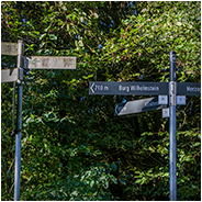 Een bewegwijzering tijdens één van de routes, © Arno Lucas