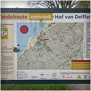 Infobord over Wandelroute netwerk Hof van Delfland, © Arno Lucas