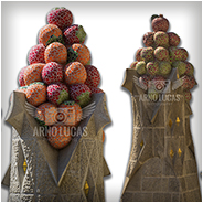 Samenvoeging van een aantal foto's (Sagrada Família en Park Guëll), © Arno Lucas