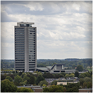 Het Provinciehuis gezien vanaf de Watertoren, © Arno Lucas