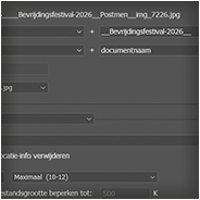 Opslaan van foto's in Photoshop, © Arno Lucas