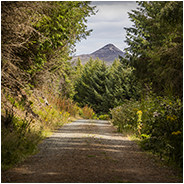 Tijdens de wandelingen hadden we uitzicht op deze berg, © Arno Lucas