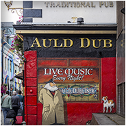 Een muurschildering bij The Auld Dubliner, © Arno Lucas