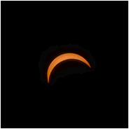 De gedeeltelijke zonsverduistering was in 2026 te zien in Nederland, © Arno Lucas