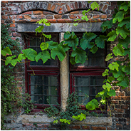 Brugge - Raam bij Bonifacius brug, © Arno Lucas