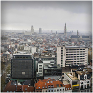 Panorama over Antwerpen (in het MAS-gebouw), © Arno Lucas
