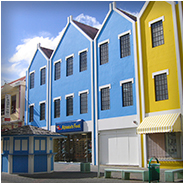 Stadsbezoek in Oranjestad, © Arno Lucas