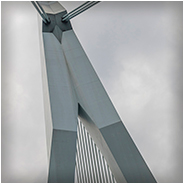 Detail van de Erasmusbrug, © Arno Lucas