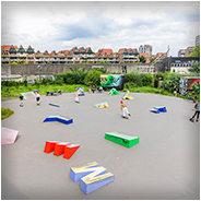 Een skatepark midden in de stad, © Arno Lucas