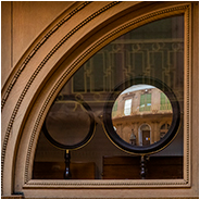 Detail in de Ovale Zaal in het Teylers Museum, © Arno Lucas