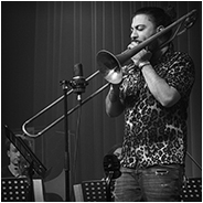 Efe Erdem Three4 trad op tijdens Jazz in Duketown 2021, © Arno Lucas