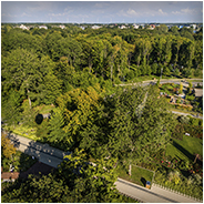 Overzicht van Floriade Tuinbouw Expo 2022 in Almere vanuit de kabelbaan, © Arno Lucas