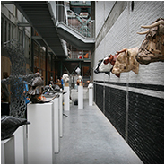 Kunst gerelateerd aan voeding tijdens Fabriek Magnifique in 2014, © Arno Lucas