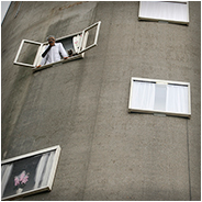 Kunst aan silo's op de Noordkade tijdens Fabriek Magnifique in 2014, © Arno Lucas