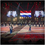 De eerste voorstelling van de Nationale Taptoe zag er prachtig uit, © Arno Lucas