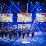 De eerste voorstelling van de Nationale Taptoe zag er prachtig uit, © Arno Lucas