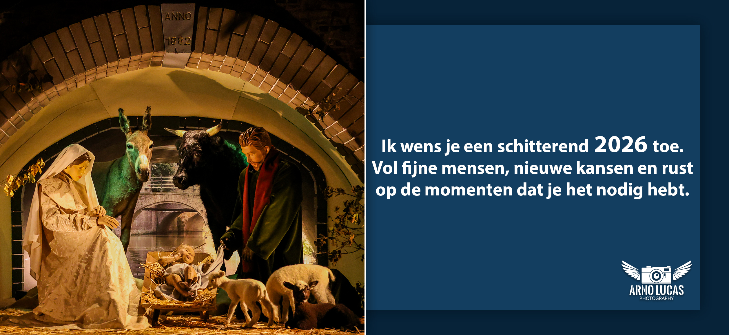 Kerstgroet 2025 (achterzijde), Arno Lucas