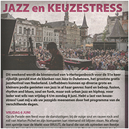 JAZZ en KEUZESTRESS, © Boscche Omroep, © Arno Lucas