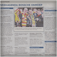 Weekagenda Bossche Omroep, © Boscche Omroep, © Arno Lucas