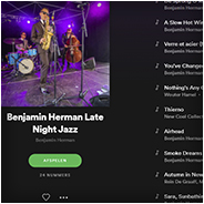 Benjamin Herman Late Night Jazz | Spotify, foto © Arno Lucas