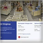 Screenshot website van Vindingrijk Kringloopwinkel 's-Hertogenbosch